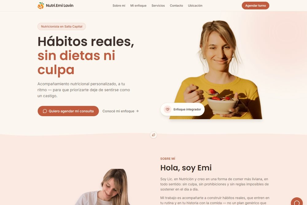 Sitio web de Nutri.Emi Lavin